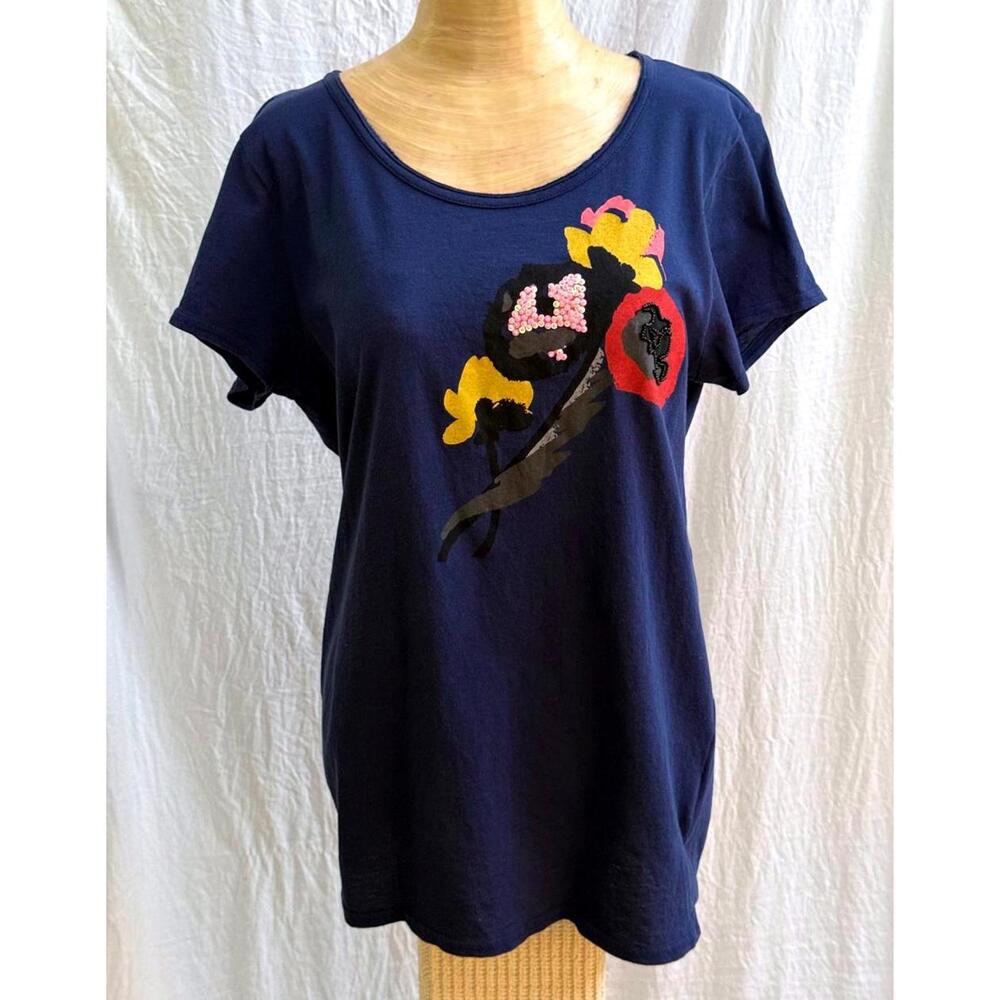 DKNY decorative cotton tee - Picture 1 of 6